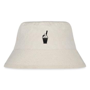 Eisbecher - Stanley/Stella recycelter Bucket Hat - Naturweiß - Vorne