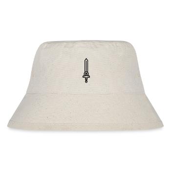 Schwert - Stanley/Stella recycelter Bucket Hat - Naturweiß - Vorne