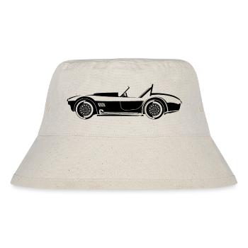 Auto Klassiker cobra Symbol icon Illustration Logo - Stanley/Stella recycelter Bucket Hat - Naturweiß - Vorne