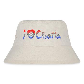 Croatia hrvatska croatia hrv travel europe zagreb - Stanley/Stella Recycled Bucket Hat - natural - Front