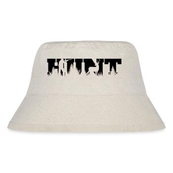 Jäger - Natur-Geschenkidee - Stanley/Stella recycelter Bucket Hat - Naturweiß - Vorne