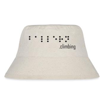 logo braille - Stanley/Stella recycelter Bucket Hat - Naturweiß - Vorne