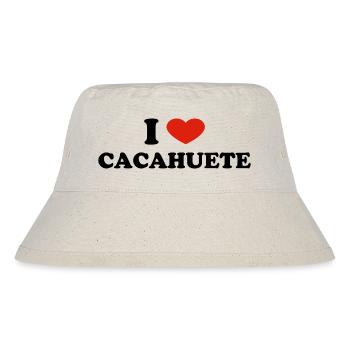 I Love Cacahuète - Bob recyclé Stanley/Stella - blanc naturel - Devant