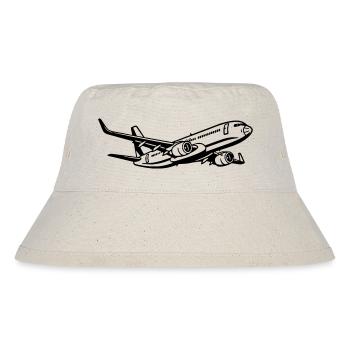 airplane - Stanley/Stella Recycled Bucket Hat - natural - Front