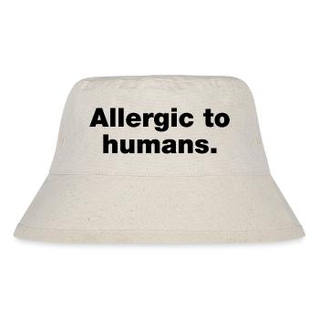Allergique aux humains - Bob recyclé Stanley/Stella - blanc naturel - Devant