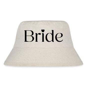Bride  - Stanley/Stella recycelter Bucket Hat - Naturweiß - Vorne