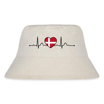 Vacances Denmark Heart Heartline - Bob recyclé Stanley/Stella - blanc naturel - Devant