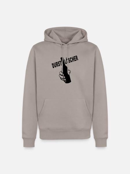 durstlöscher - Männer Premium Bio Hoodie - Taupe