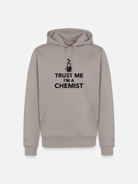 Chemiker - Männer Premium Bio Hoodie - Taupe