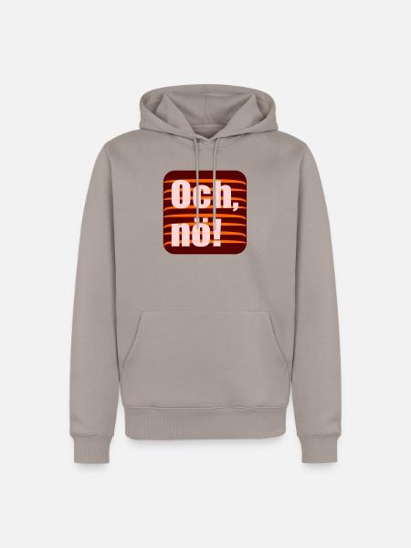 Och nö, Enttäuschung - Männer Premium Bio Hoodie - Taupe