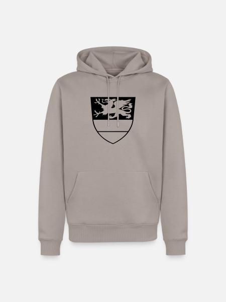Wappen Rostock - Männer Premium Bio Hoodie - Taupe
