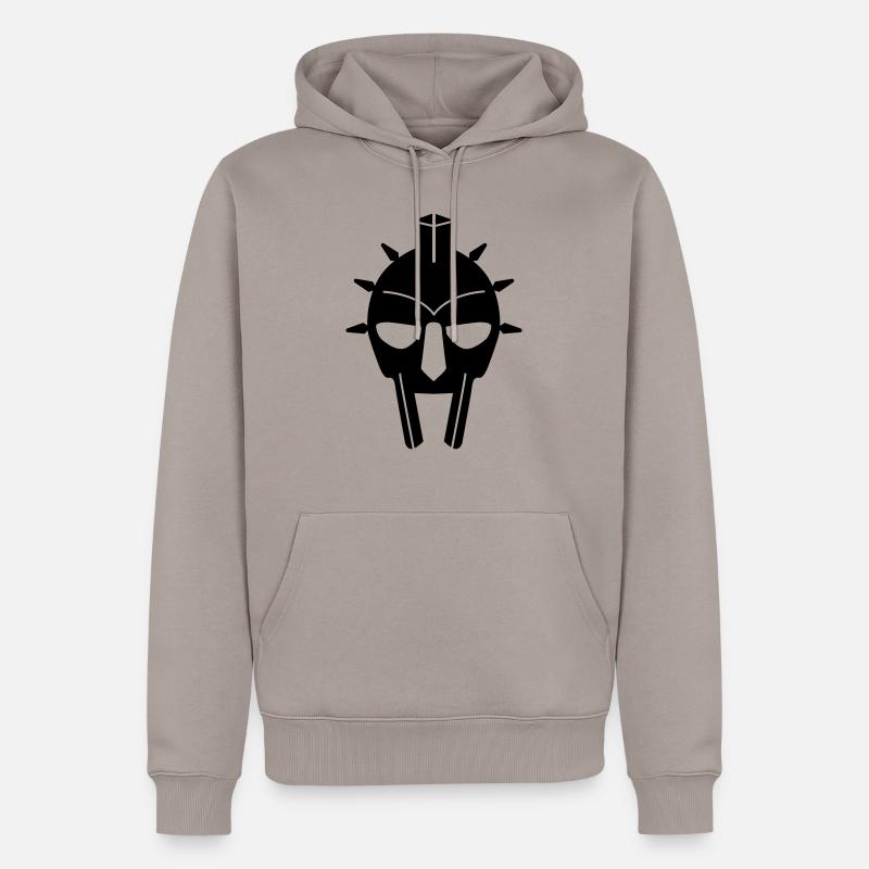 gladiator - Männer Premium Bio Hoodie - Taupe