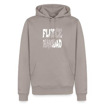 musculation bébé cadeau cool anniversaire drôle citation - Sweat à capuche Premium bio Homme - taupe - Devant - Nico (187cm)