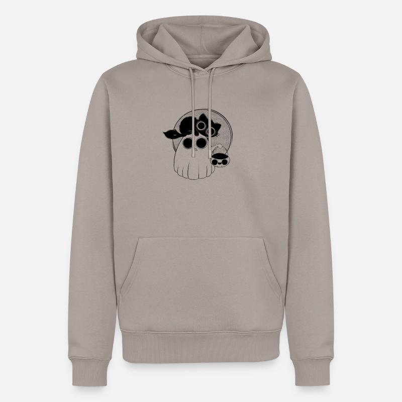 Süßes oder saures - Männer Premium Bio Hoodie - Taupe