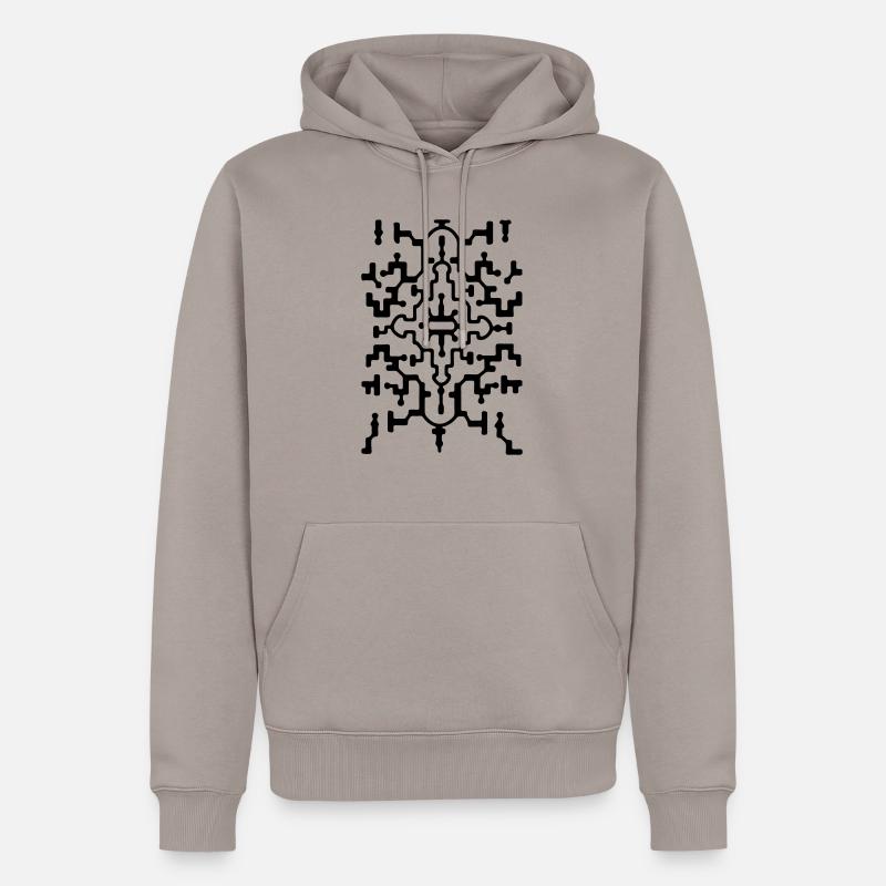Ayahuasca 2 - Männer Premium Bio Hoodie - Taupe