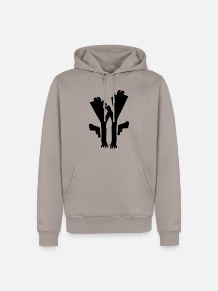 Lauch Fiction - Männer Premium Bio Hoodie - Taupe