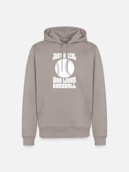 Baseball Baseballteam Baseballer Baseballspieler - Männer Premium Bio Hoodie - Taupe