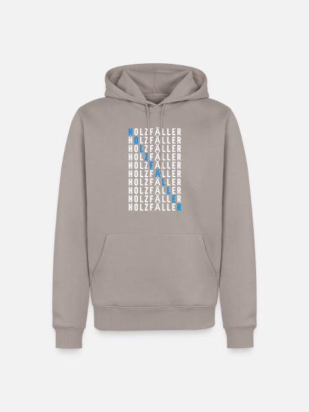 Holzfäller - Männer Premium Bio Hoodie - Taupe