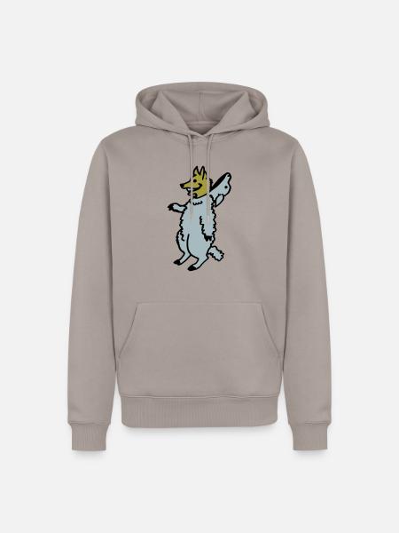 Wolf im Schafspelz - Männer Premium Bio Hoodie - Taupe