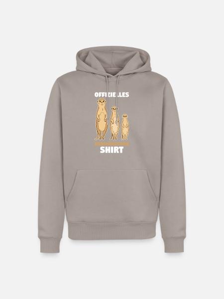 Erdmännchen - Männer Premium Bio Hoodie - Taupe