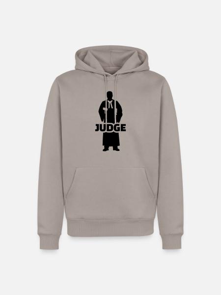 Richter - Männer Premium Bio Hoodie - Taupe