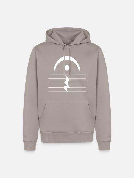 Musik - Pause machen - Männer Premium Bio Hoodie - Taupe