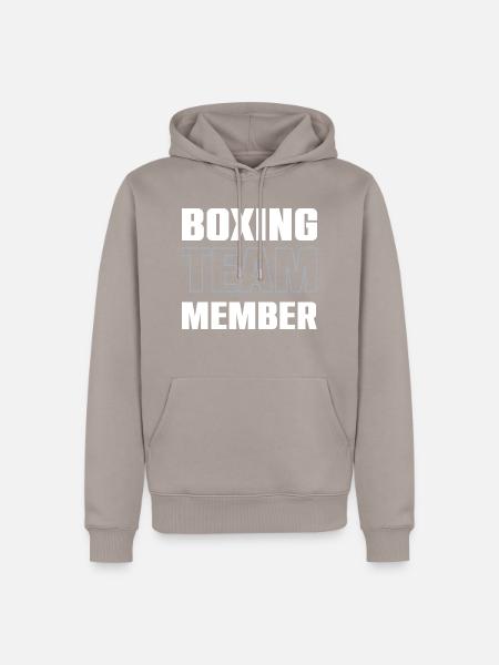 Boxing Team - Männer Premium Bio Hoodie - Taupe