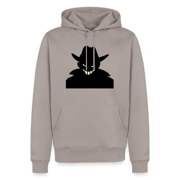 Agent XXy - Männer Premium Bio Hoodie - Taupe - Vorne - Nico (187cm)