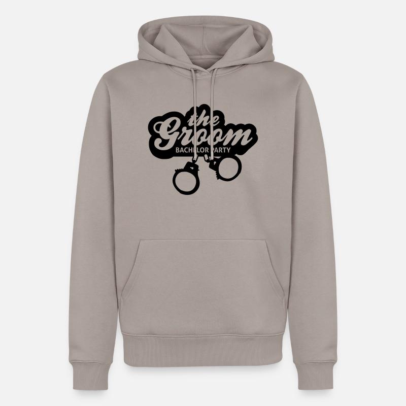 Enterrement de vie de célibataire - Sweat à capuche Premium bio Homme - taupe