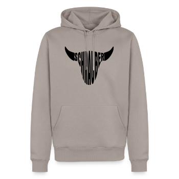 KFZ Schrauber KFZ-Mechaniker Auto Tuning Shirt - Männer Premium Bio Hoodie - Taupe - Vorne - Nico (187cm)