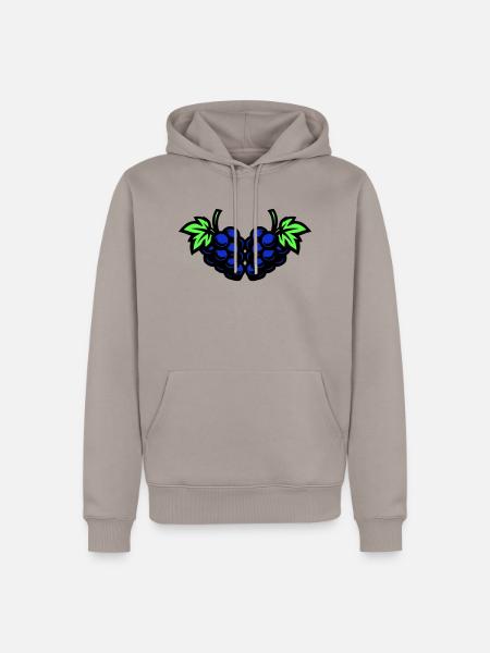 Grapes Grapes - Men’s Premium Organic Hoodie - taupe