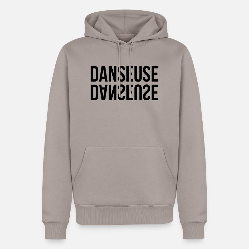 Danse / Danseur / Danseuse / Musique / Danser - Sweat à capuche Premium bio Homme - taupe