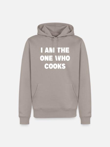 I am the one who cooks! BreakingBad / heisenberg! - Männer Premium Bio Hoodie - Taupe