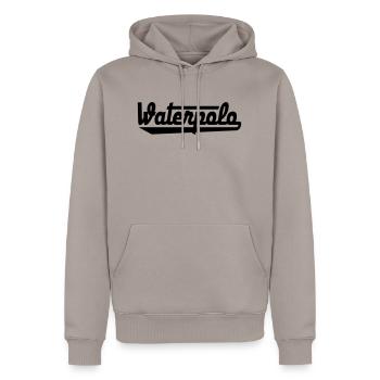 waterpolo - Männer Premium Bio Hoodie - Taupe - Vorne - Nico (187cm)