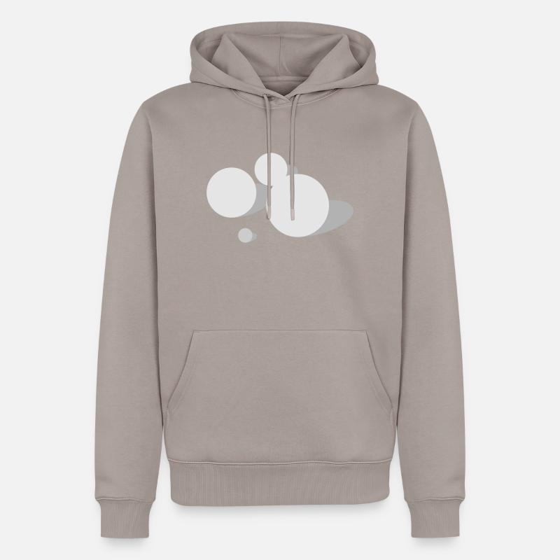 Boule 3 - Männer Premium Bio Hoodie - Taupe