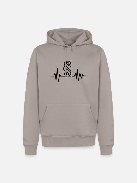 Anwalt - Männer Premium Bio Hoodie - Taupe