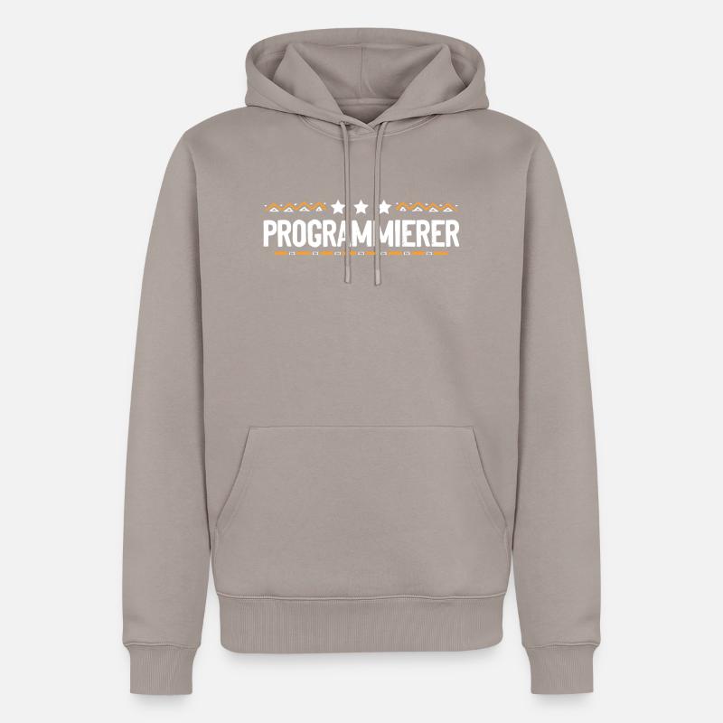Programmierer Beruf - Männer Premium Bio Hoodie - Taupe