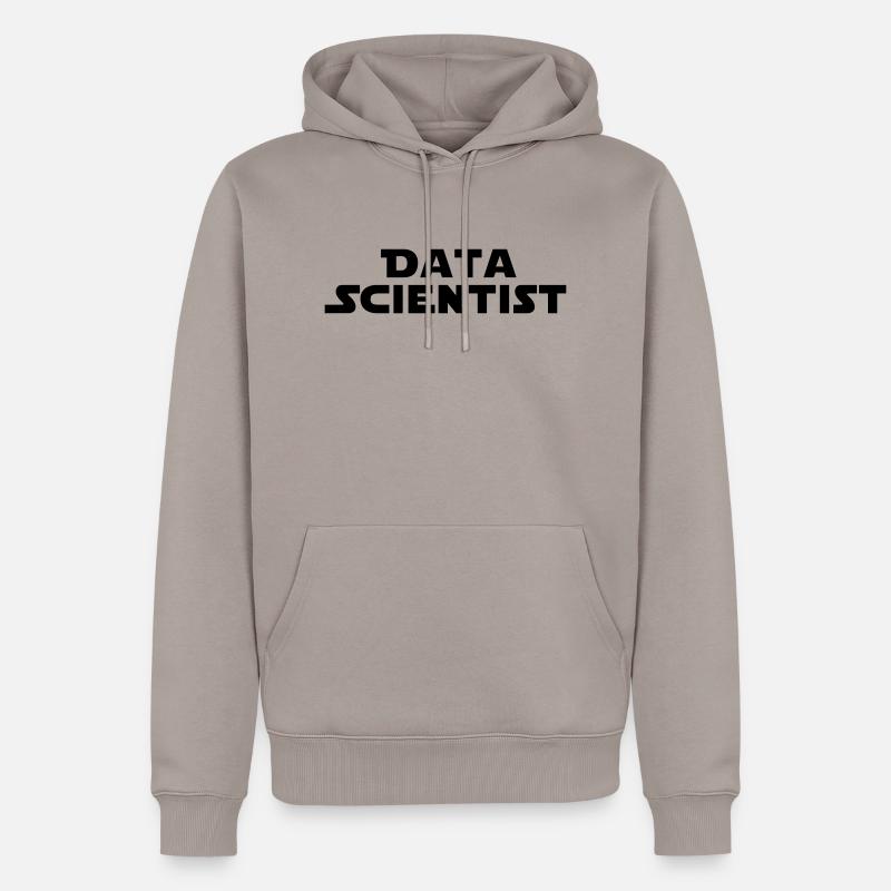 Data Scientist - Männer Premium Bio Hoodie - Taupe