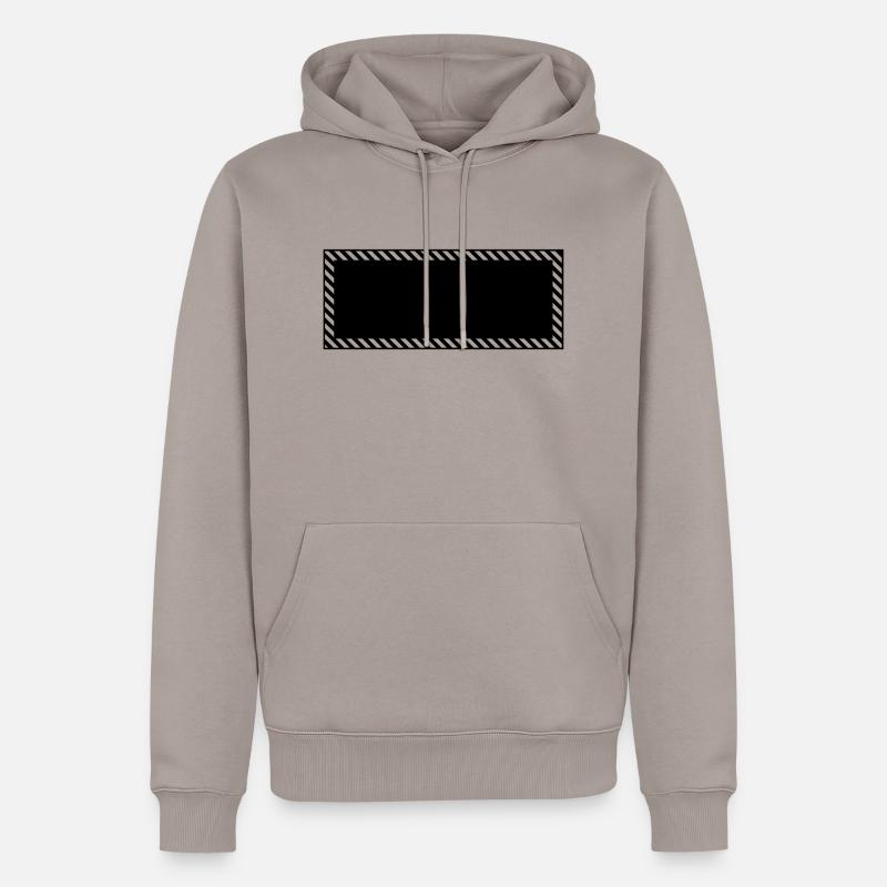FRAME - Sweat à capuche Premium bio Homme - taupe