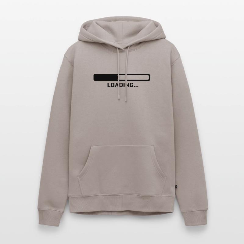 Loading Bar - Computer Men’s Premium Organic Hoodie