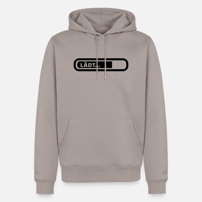 Loading - Männer Premium Bio Hoodie - Taupe