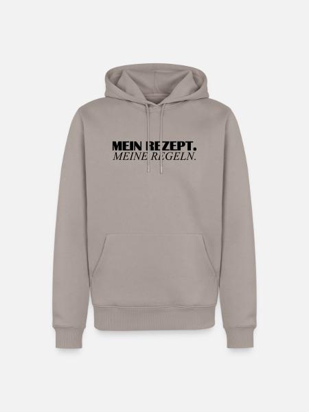 mein rezept - Männer Premium Bio Hoodie - Taupe