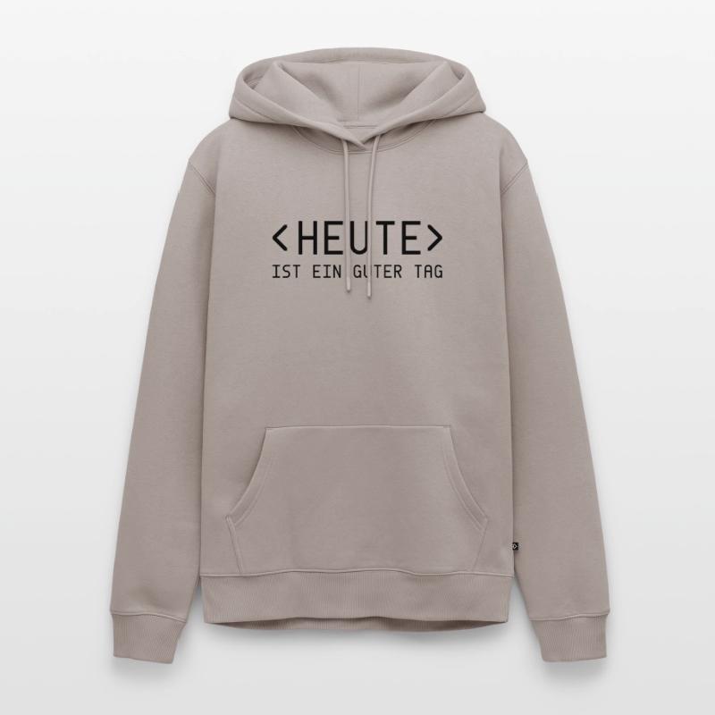 Heute-Tag - Coder Männer Premium Bio Hoodie