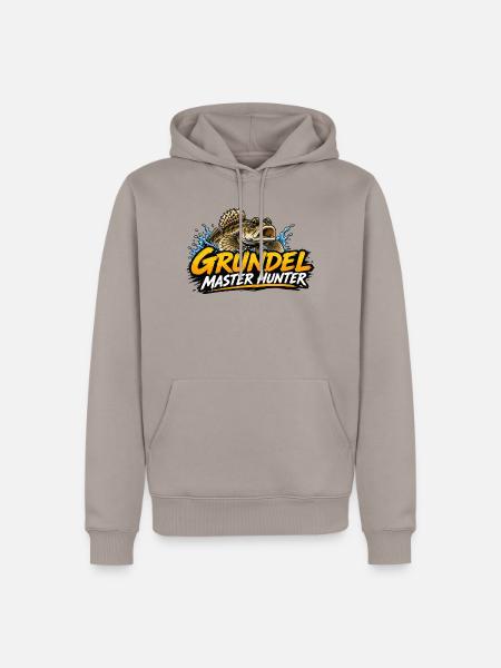 Grundel Master Hunter Angler - Männer Premium Bio Hoodie - Taupe