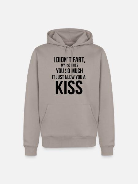 Fart - Men’s Premium Organic Hoodie - taupe