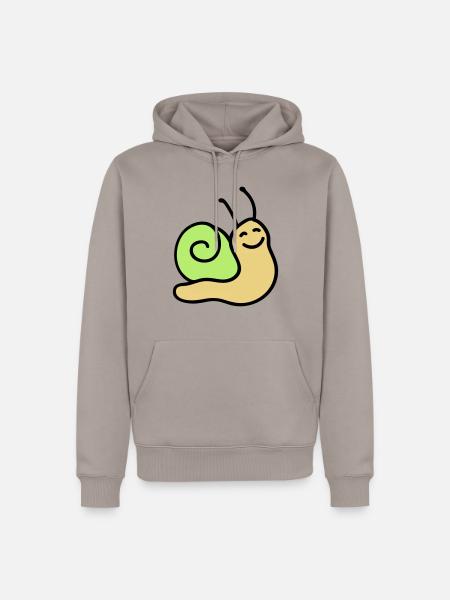 Vis Joyeux 3 - Sweat à capuche Premium bio Homme - taupe