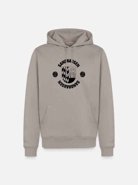 Sandhausen (ID: 001013) - Männer Premium Bio Hoodie - Taupe