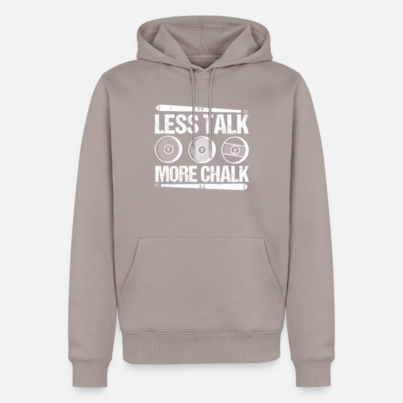Billard billard billard - Sweat à capuche Premium bio Homme - taupe