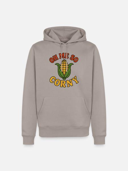 Oh ich so kitschig - Männer Premium Bio Hoodie - Taupe