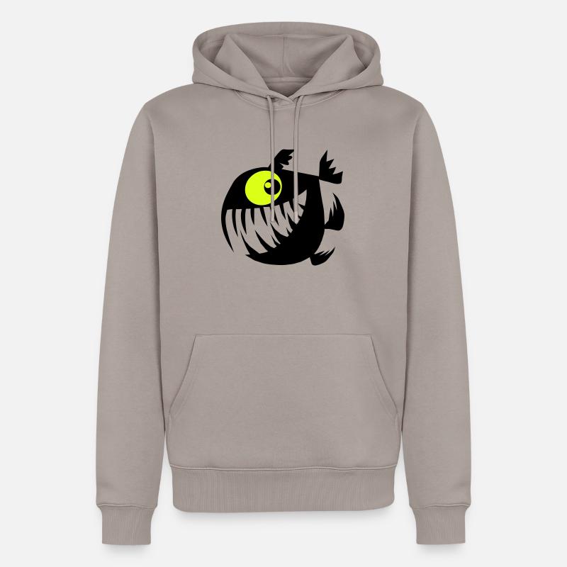 Joyeux Perry - Sweat à capuche Premium bio Homme - taupe